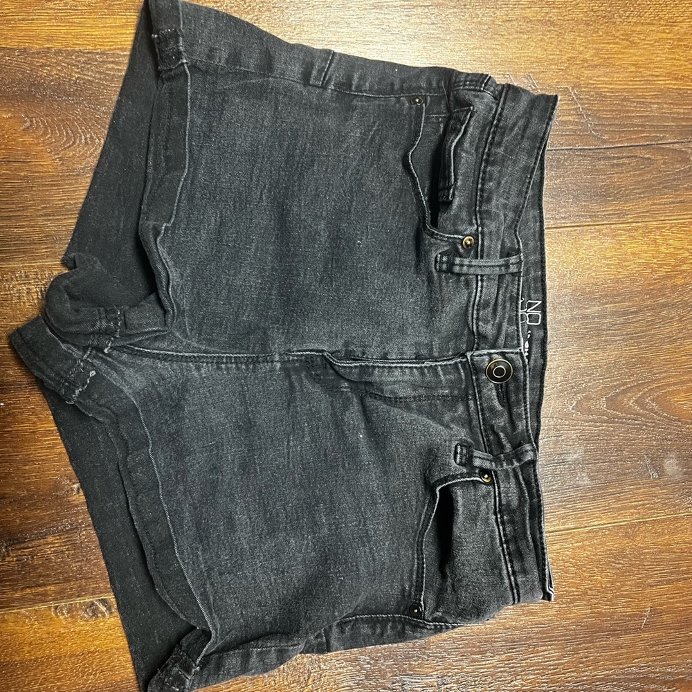 NOBO High Rise Black Shorts